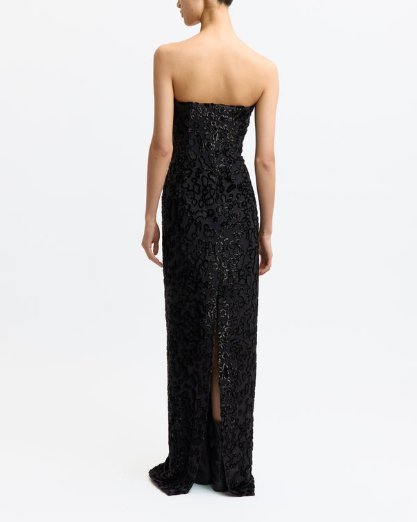 Frasia Gown in Devore