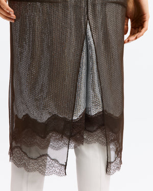 Andrea Midi Dress in Sequin/Mesh