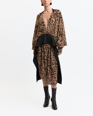 Tilde Midi Dress in Printed Chiffon