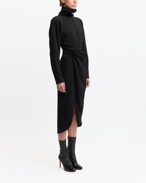 Mis Midi Dress in Crepe
