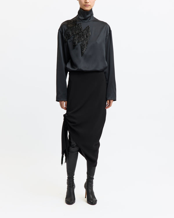 Ofanto Midi Skirt in Crepe