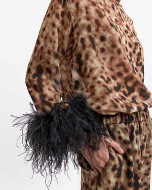 Olyss Top in Printed Chiffon