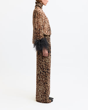 Olyss Top in Printed Chiffon