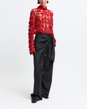 Olarna Top in Embroidery