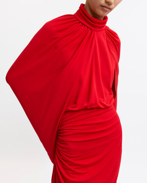 Dora Midi Dress in Viscose Jersey