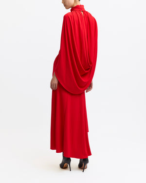 Dora Midi Dress in Viscose Jersey