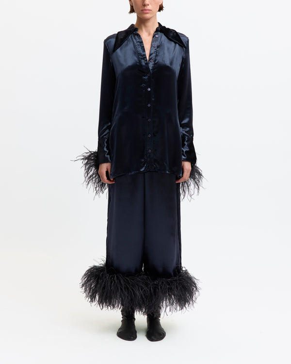 Joelle Trouser in Velvet