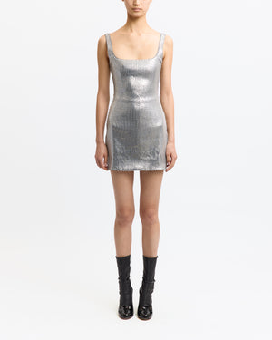 Sior Mini Dress in Diamond Sequin