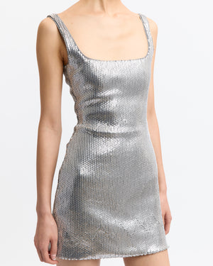 Sior Mini Dress in Diamond Sequin