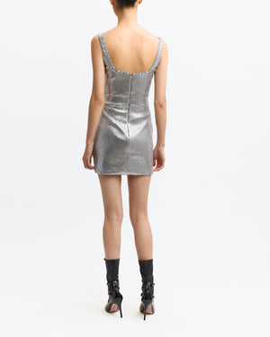 Sior Mini Dress in Diamond Sequin