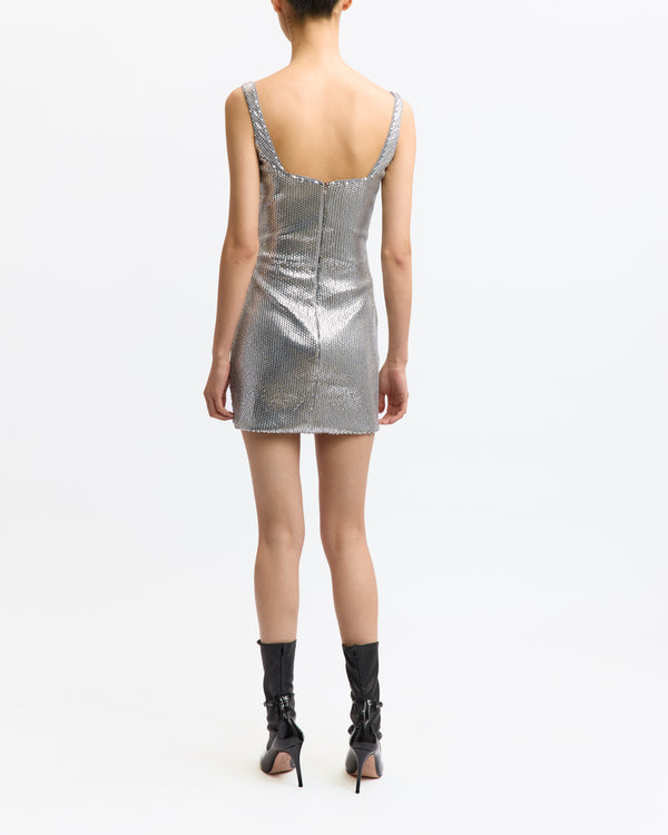 Sior Mini Dress in Diamond Sequin