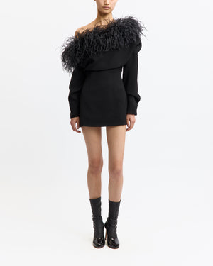 Asha Mini Dress in Crepe