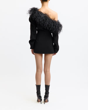 Asha Mini Dress in Crepe