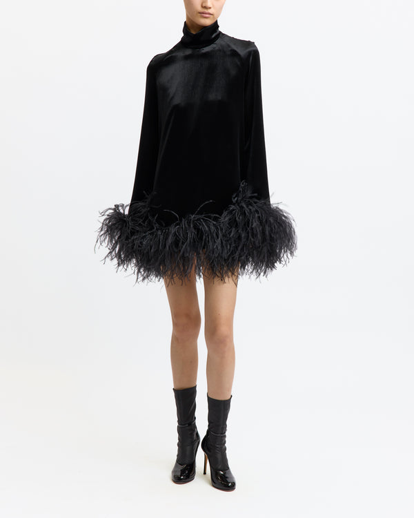Loire Mini Dress in Velvet