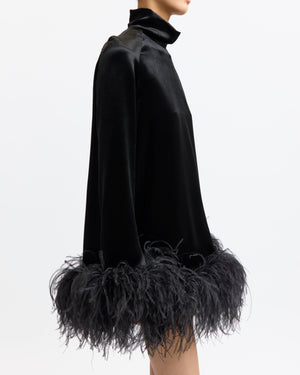 Loire Mini Dress in Velvet