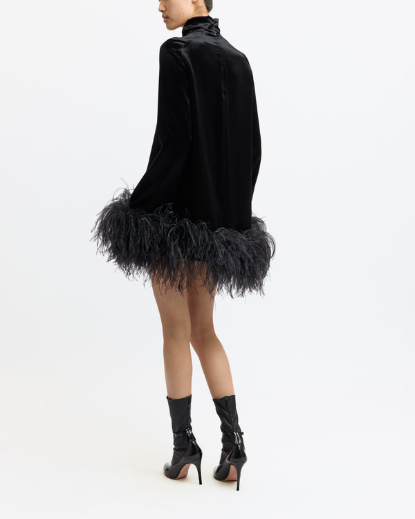 Loire Mini Dress in Velvet