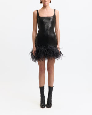 Sior Mini Dress in Diamond Sequin