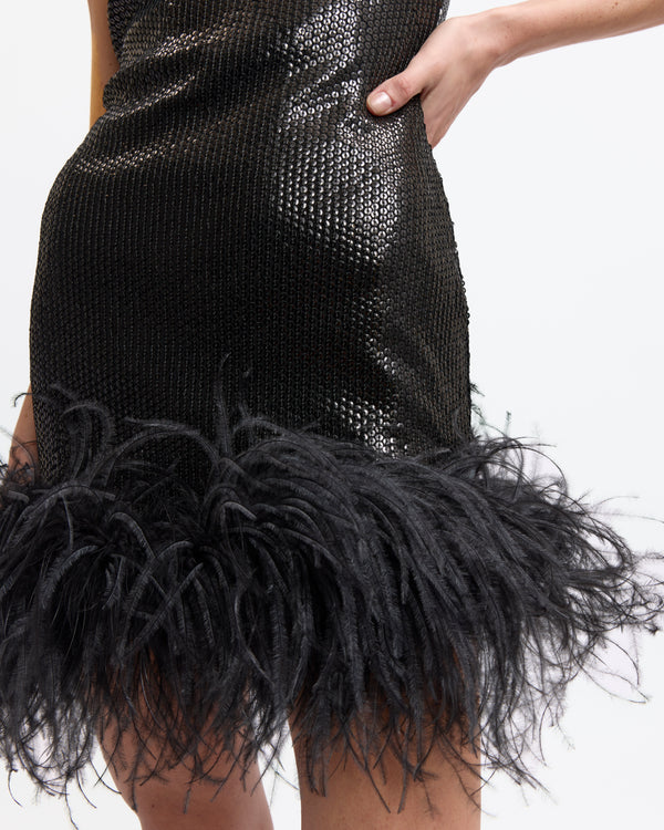 Sior Mini Dress in Diamond Sequin