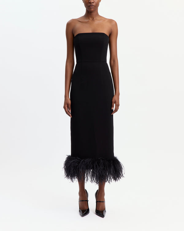 Minelli Midi Dress in Crepe