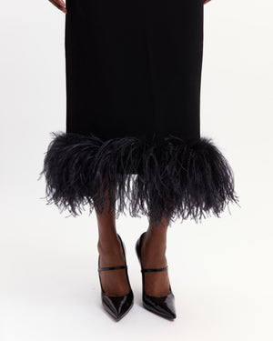 Minelli Midi Dress in Crepe