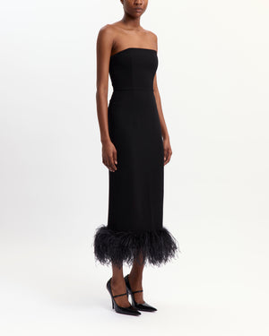 Minelli Midi Dress in Crepe