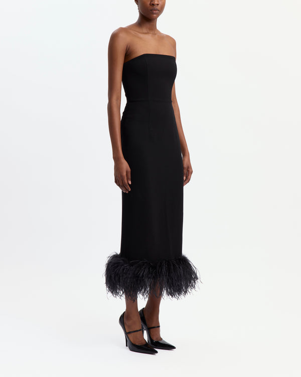Minelli Midi Dress in Crepe