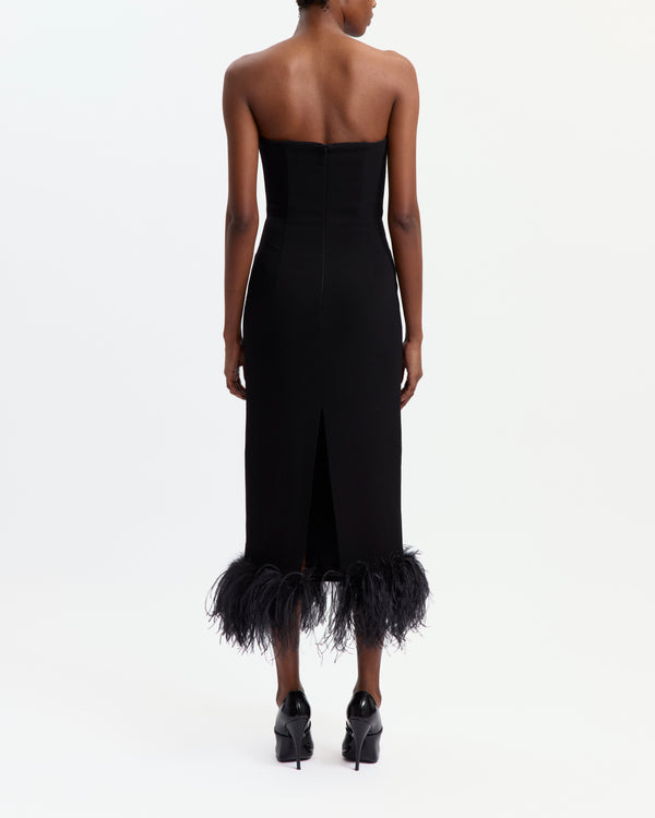 Minelli Midi Dress in Crepe