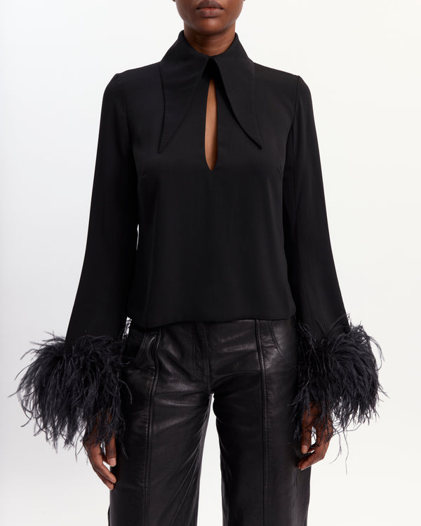 Michelle Top in Crepe