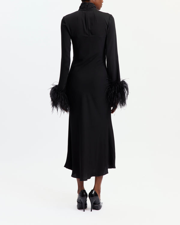 Odessa Midi Dress in Crepe