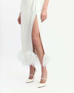 Maika Midi Dress in Crepe