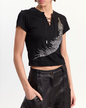 Serin T-Shirt with Hotfix