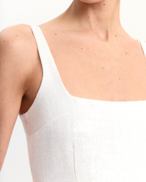 Electra Gown in Linen Sequin