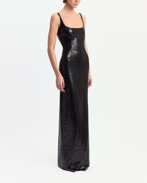 Electra Gown in Woven Sequin