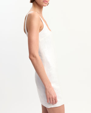 Sior Dress in Linen Sequin
