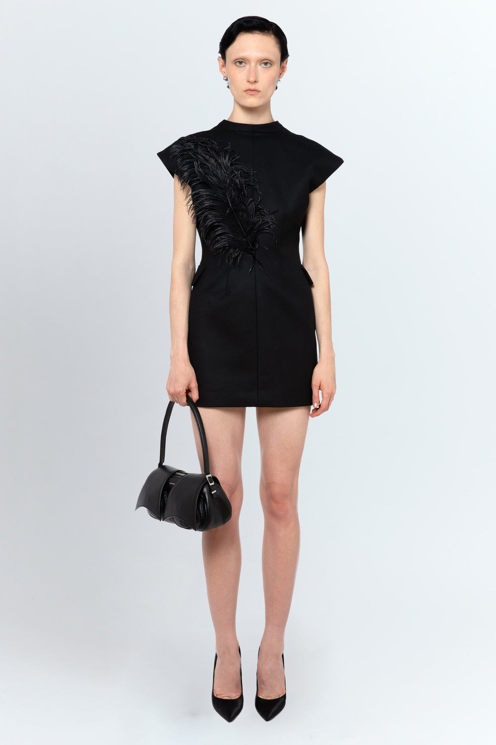 Phaeton Mini Dress In Black
