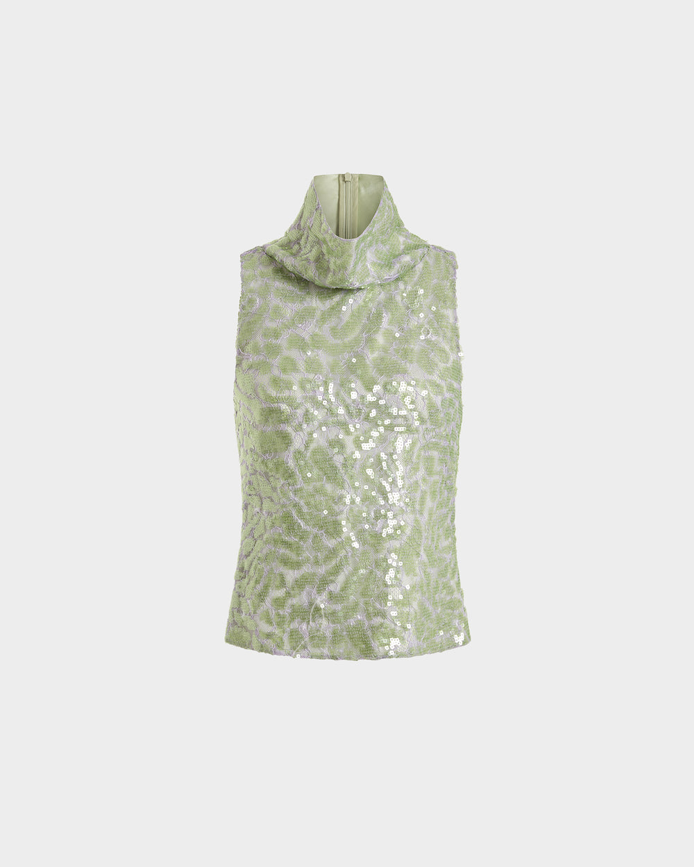Acari Top in Lace Sequin
