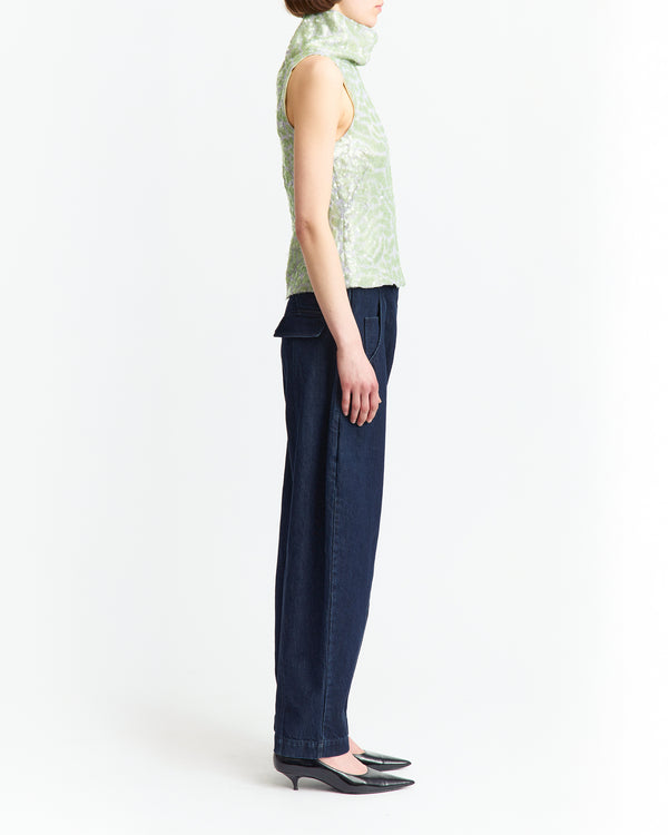 Acari Top in Lace Sequin