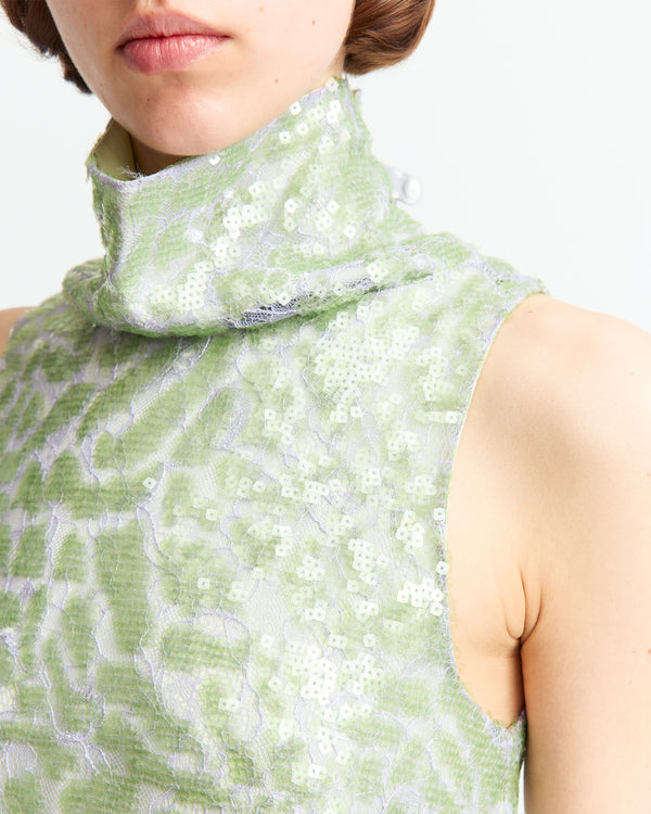 Acari Top in Lace Sequin