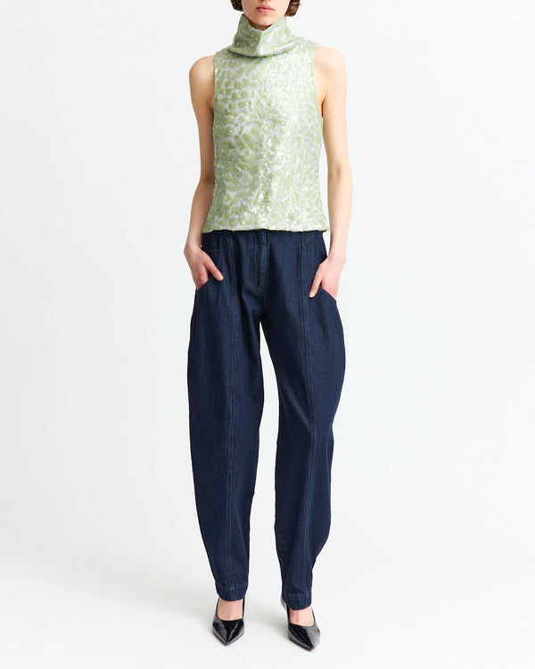 Acari Top in Lace Sequin