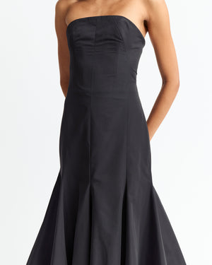 Aia Midi Dress in Technical Coating