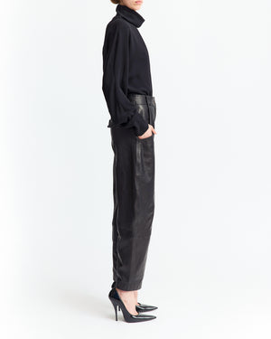Alcea Trouser in Leather