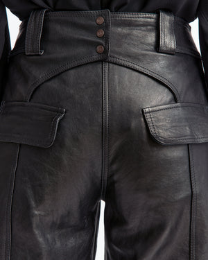 Alcea Trouser in Leather