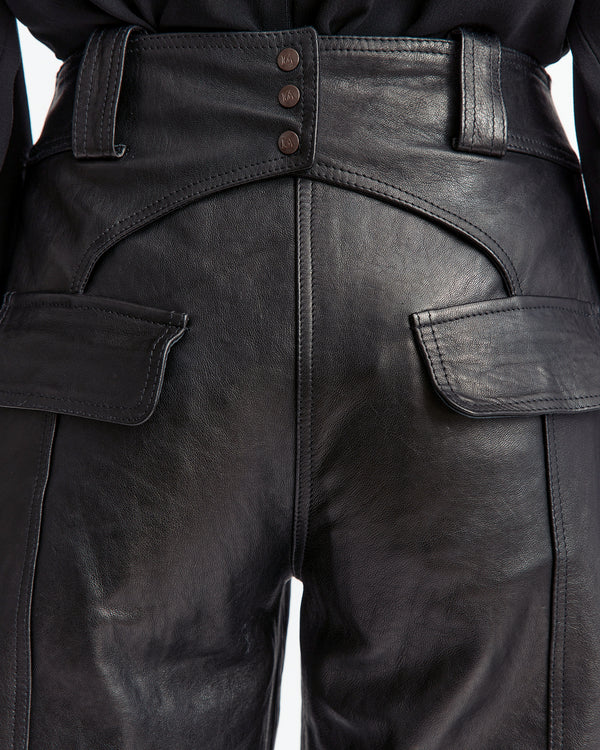 Alcea Trouser in Leather