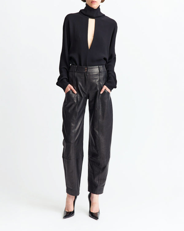 Alcea Trouser in Leather