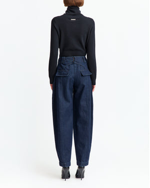Alcea Trouser in Denim