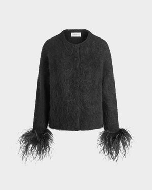 Alena Cardigan in Mohair Knit
