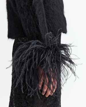 Alena Cardigan in Mohair Knit