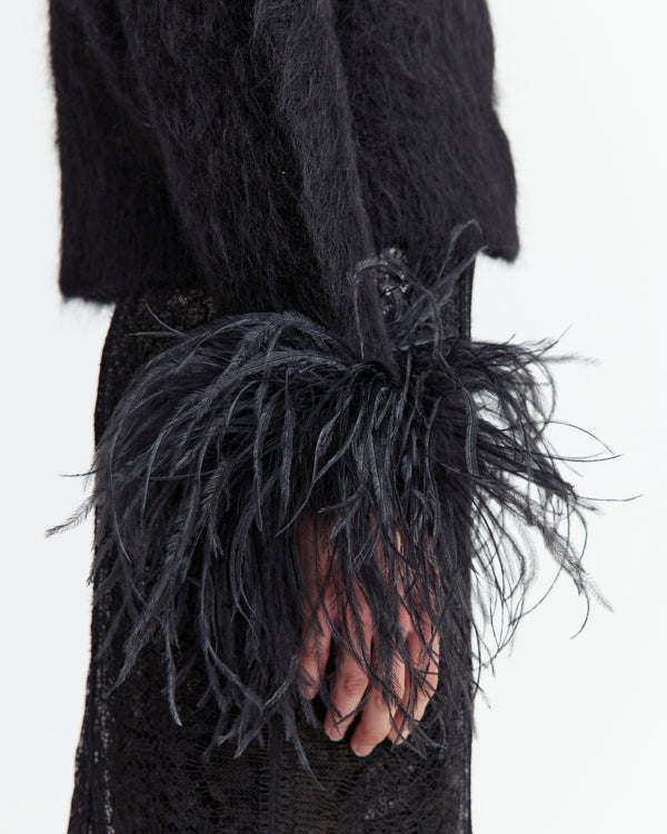 Alena Cardigan in Mohair Knit