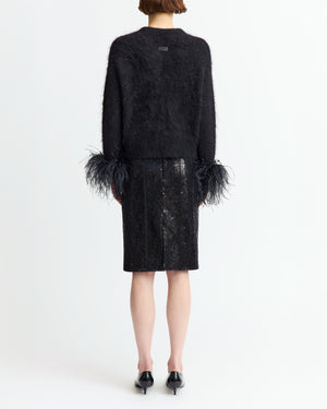 Alena Cardigan in Mohair Knit