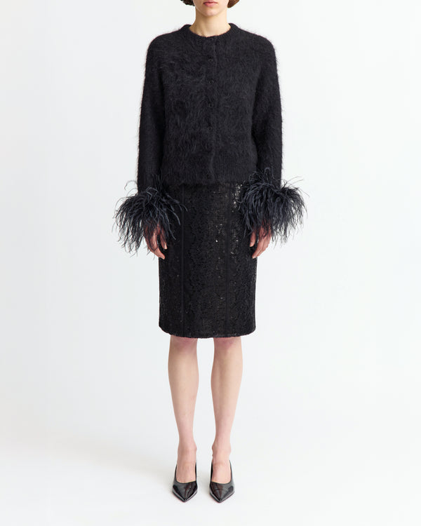 Alena Cardigan in Mohair Knit